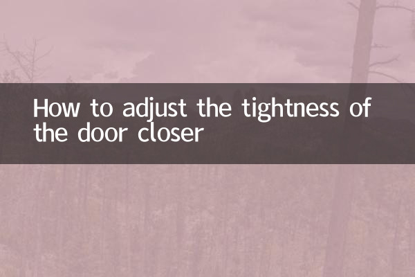 দরজার নিবিড়তা কীভাবে সামঞ্জস্য করা যায়