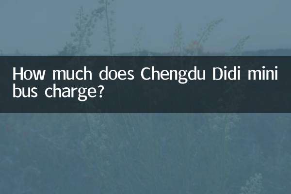 Combien coûte le minibus Chengdu Didi ?