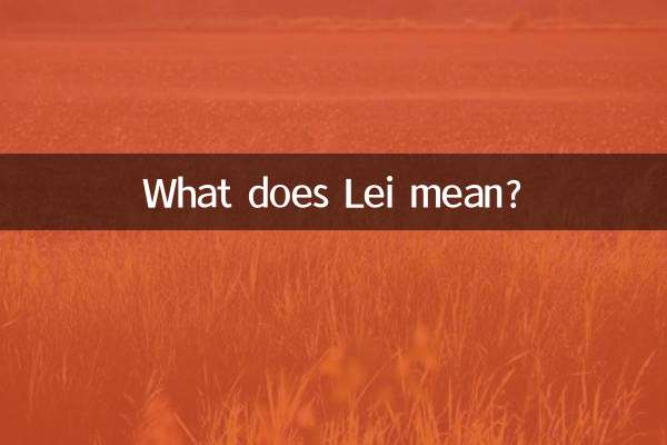 لی کا کیا مطلب ہے؟