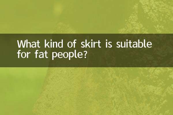 人胖适合穿什么裙子