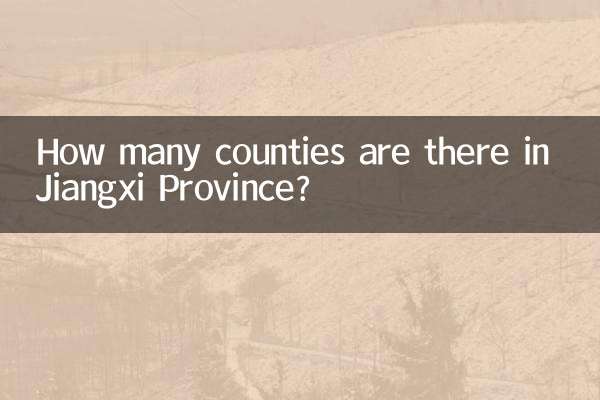 江西省多少個縣