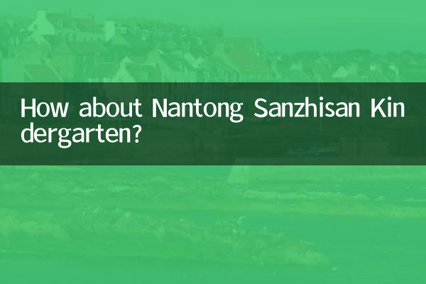 Que tal o jardim de infância Nantong Sanzhisan?