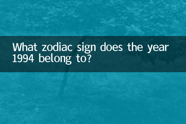 What zodiac sign does the year 1994 belong to?