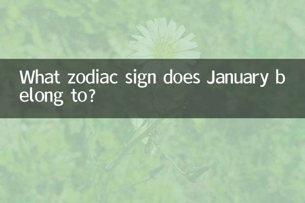 一月份屬於什麼星座