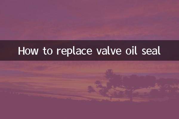 ভালভ তেল সীল প্রতিস্থাপন কিভাবে
