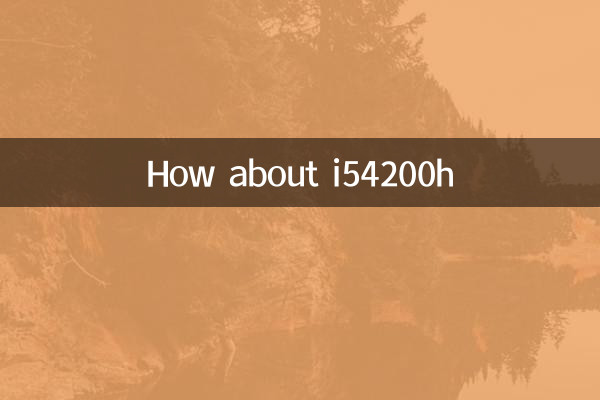 Che ne dici di i54200h