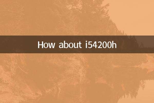 Che ne dici di i54200h