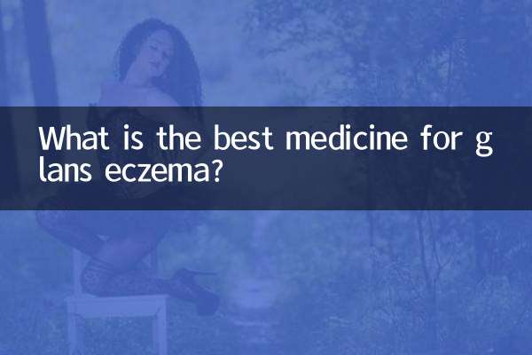 What is the best medicine for glans eczema?