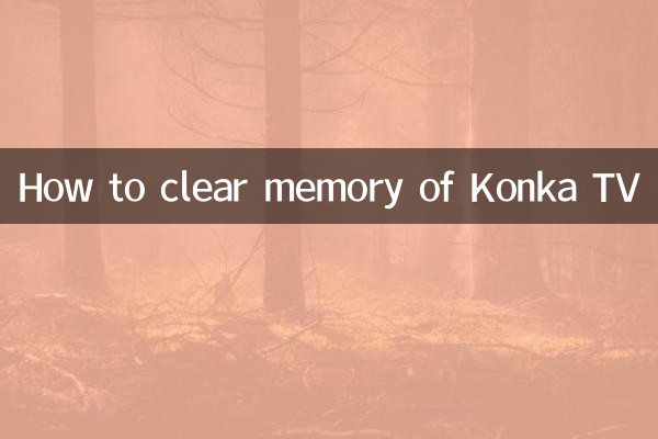 Konka TVのメモリをクリアする方法