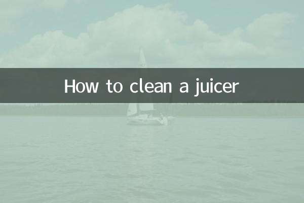 Comment nettoyer un presse-agrumes