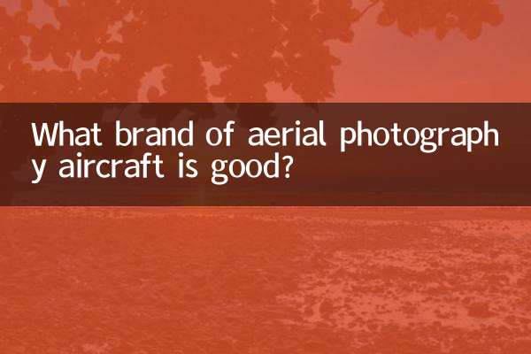 Quale marca di velivoli per fotografia aerea è buona?