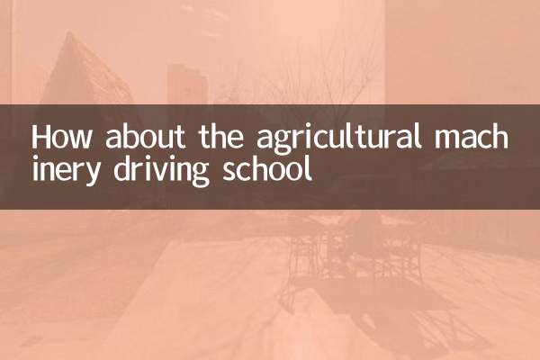 Wie wäre es mit der landwirtschaftlichen Maschinerie Fahrschule