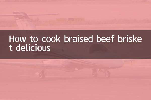 Wie man geschmortes Rindfleisch -Brisket köstlich kocht