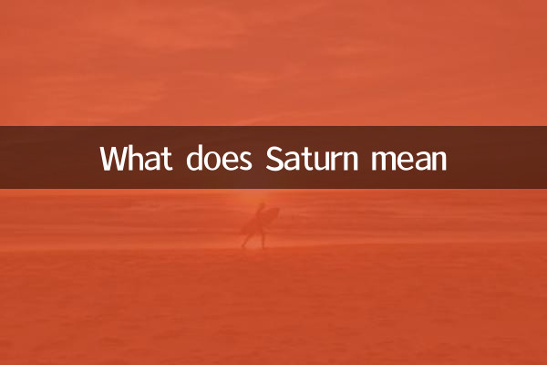O que significa Saturno