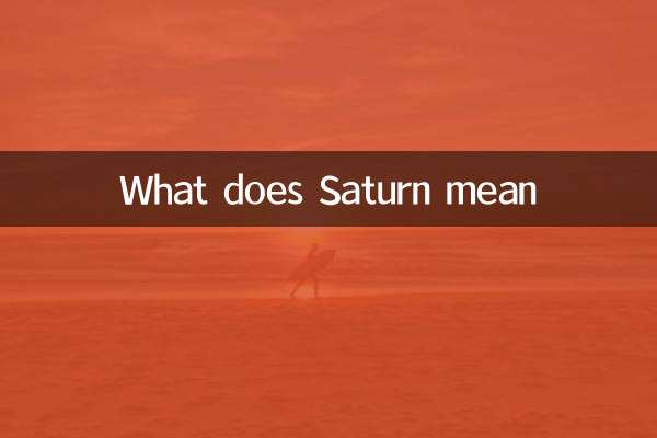 O que significa Saturno