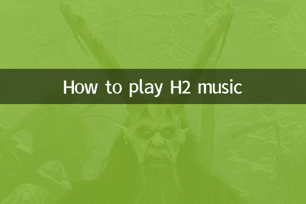Comment jouer de la musique H2