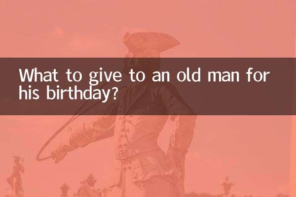 What to give to an old man for his birthday?