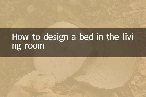 Come progettare un letto in soggiorno