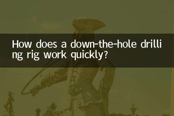 डाउन-द-होल ड्रिलिंग रिग तेजी से कैसे काम करता है?