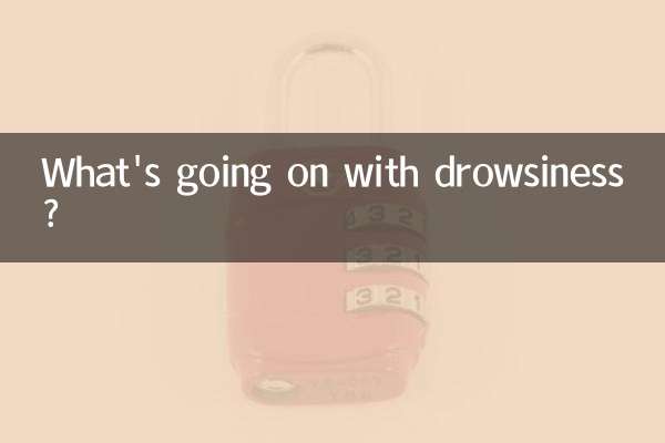 What's going on with drowsiness?