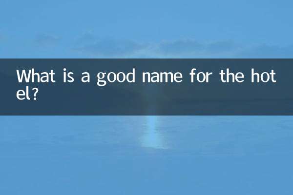 Qual é um bom nome para o hotel?