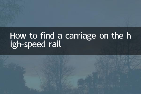 Como encontrar um vagão no trem de alta velocidade