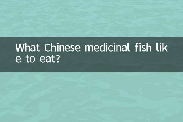 Welche chinesischen Heilfische essen gerne?