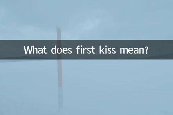 初吻在是什么意思