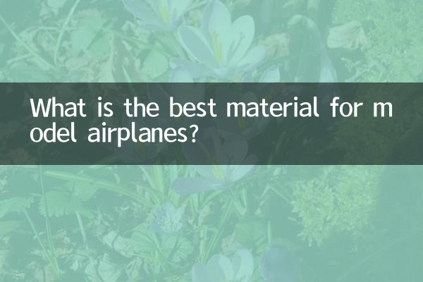 Какой материал лучший для моделей самолетов?