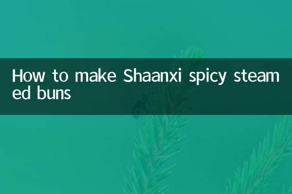 Come preparare i panini piccanti al vapore dello Shaanxi