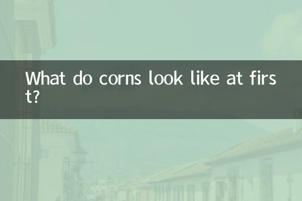 雞眼剛開始是什麼樣的