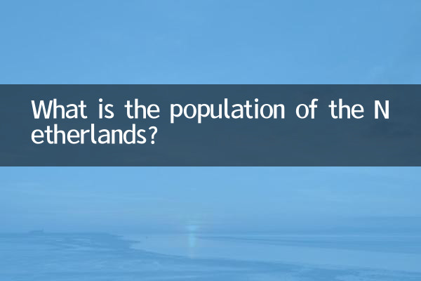 オランダの人口は何人ですか?