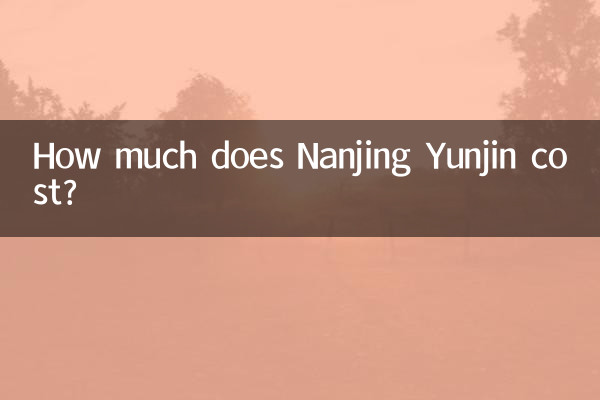 Combien coûte Nanjing Yunjin?