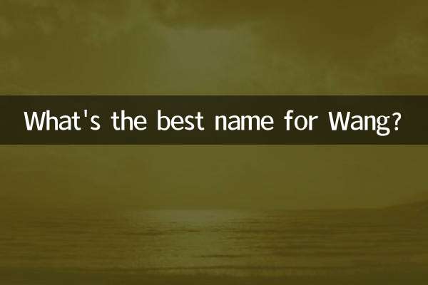 Qual é o melhor nome para Wang?