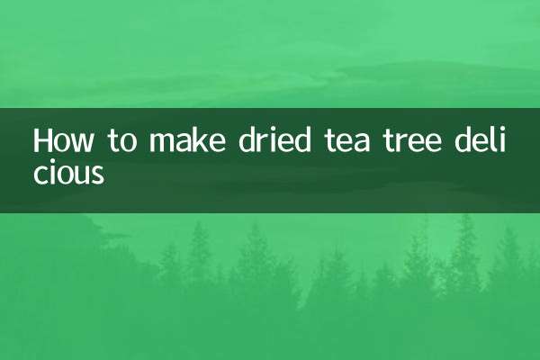 Como fazer uma árvore de chá seca deliciosa