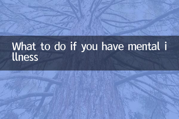 Cosa fare se si soffre di una malattia mentale