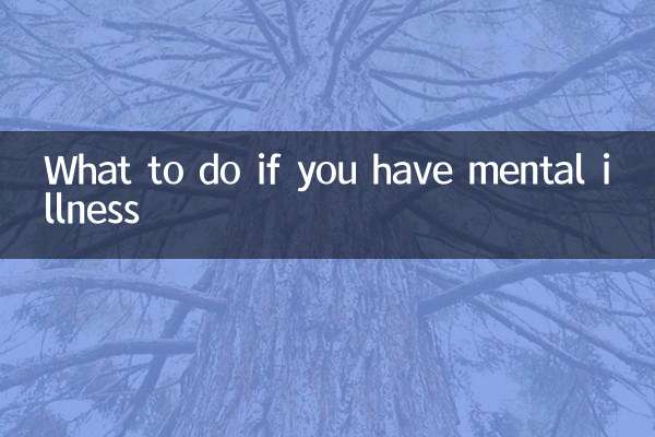 Cosa fare se si soffre di una malattia mentale