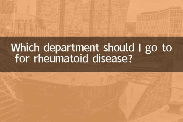 类风湿应该挂什么科室