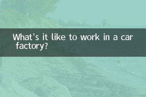 What's it like to work in a car factory?
