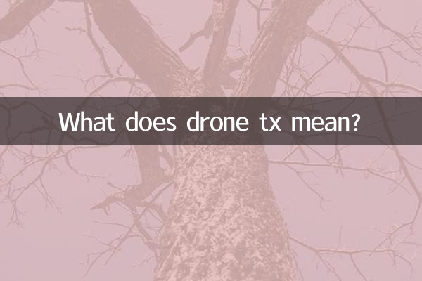 ڈرون TX کا کیا مطلب ہے؟