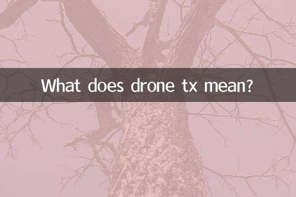 ड्रोन टीएक्स का क्या मतलब है?