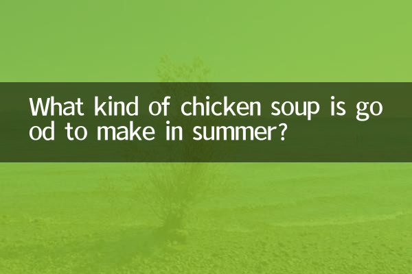 ¿Qué tipo de sopa de pollo es buena para hacer en verano?