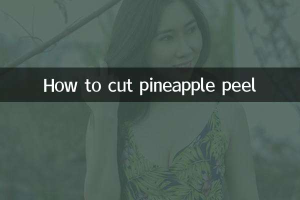 Como cortar casca de abacaxi