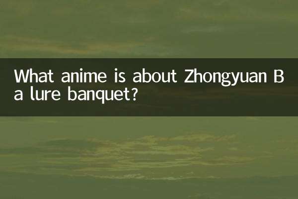 In welchem Anime geht es um das Lockbankett „Zhongyuan Ba“?