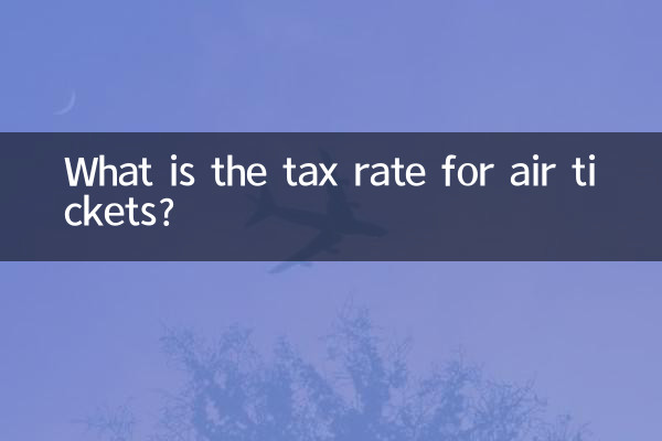 Wie hoch ist der Steuersatz für Flugtickets?