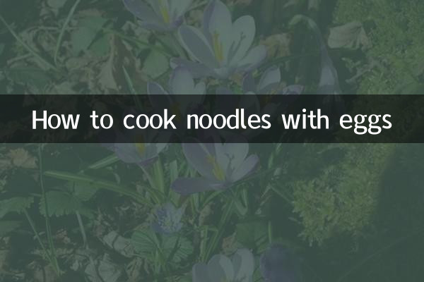 কিভাবে ডিম দিয়ে নুডলস রান্না করবেন