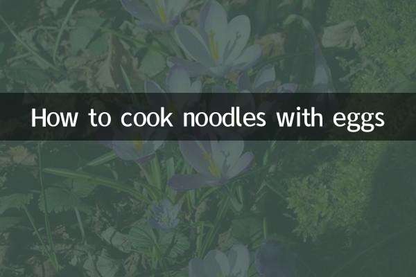 কিভাবে ডিম দিয়ে নুডলস রান্না করবেন