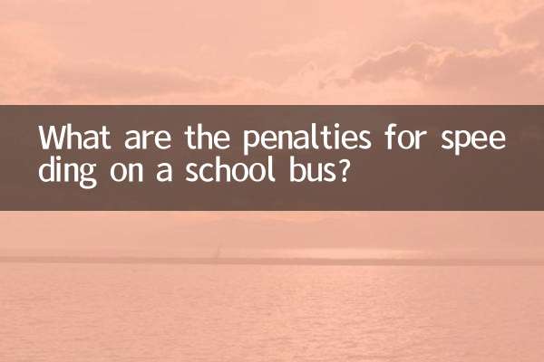 校車超速怎麼處罰