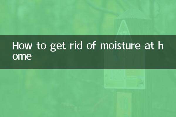 Cómo deshacerse de la humedad en casa.