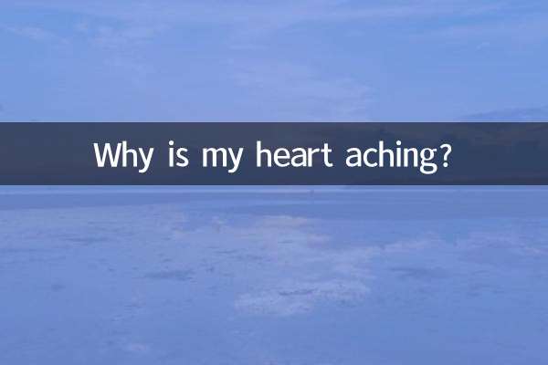 Pourquoi mon cœur me fait-il mal ?